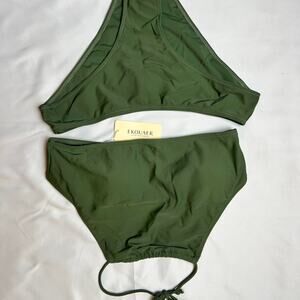 Green bikini set swimwear Size: L